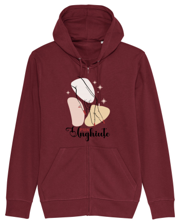 Pun unghiuțe Burgundy
