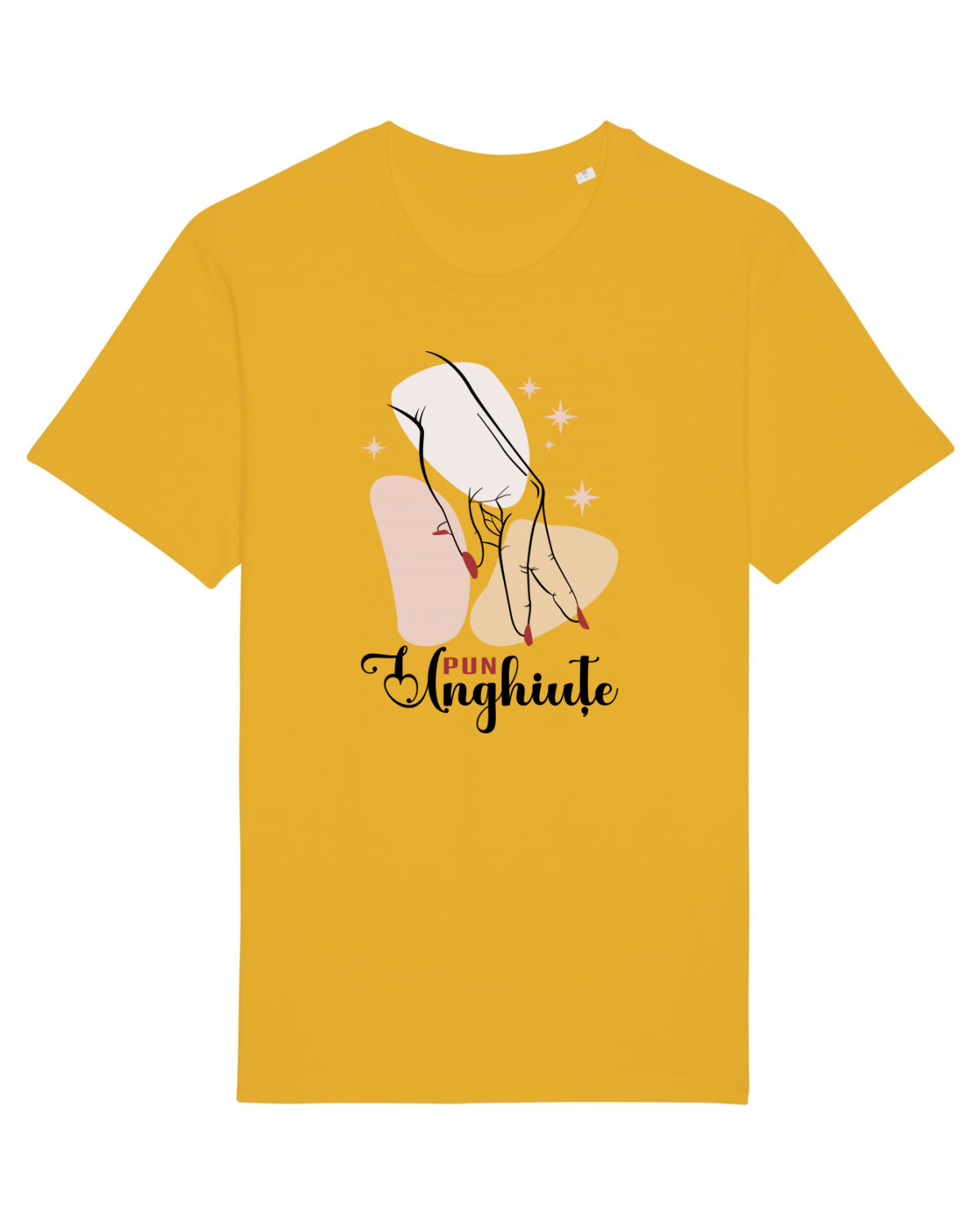 Tricou mânecă scurtă Unisex Rocker Spectra Yellow