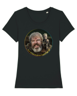 The baby, what if Tricou mânecă scurtă guler larg fitted Damă Expresser