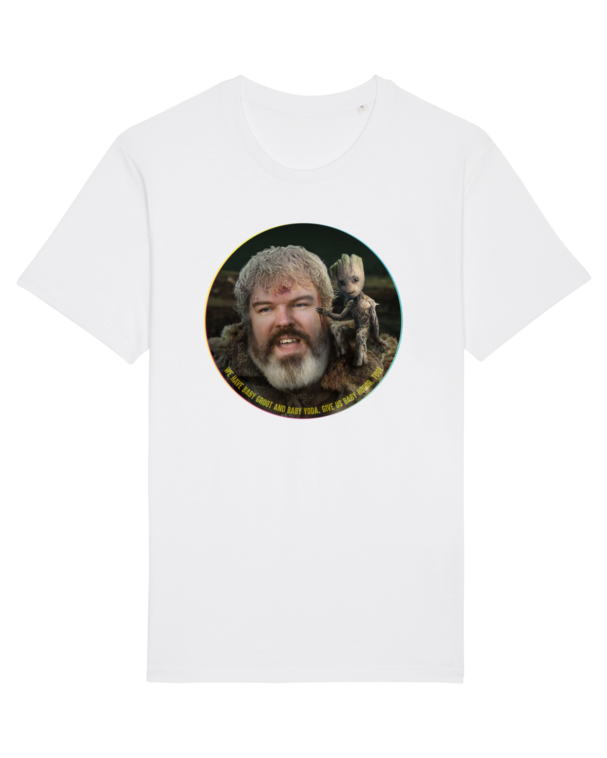Tricou mânecă scurtă Unisex Rocker White