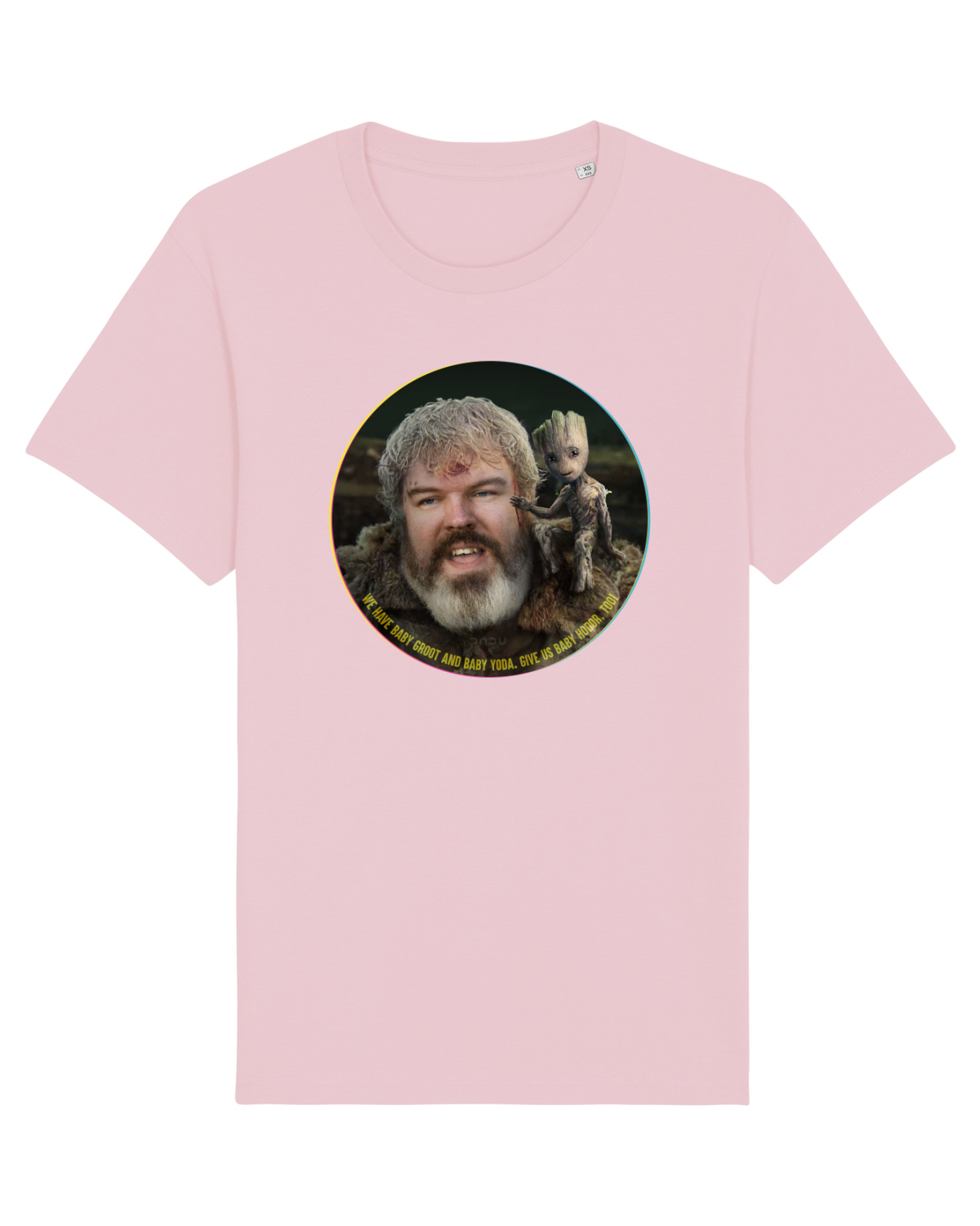 Tricou mânecă scurtă Unisex Rocker Cotton Pink