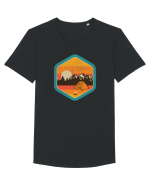 Capming Vintage  Tricou mânecă scurtă guler larg Bărbat Skater