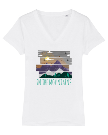 In the Mountains White