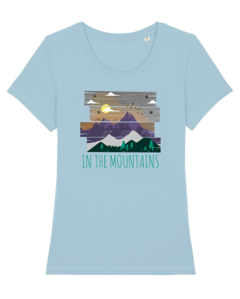 In the Mountains Sky Blue
