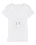 HAVE A BEAUTIFUL DAY Tricou mânecă scurtă guler V Damă Evoker