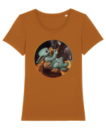 The Baby (Man do with the Infant) Tricou mânecă scurtă guler larg fitted Damă Expresser
