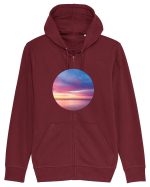 Sunset Hanorac cu fermoar Unisex Connector