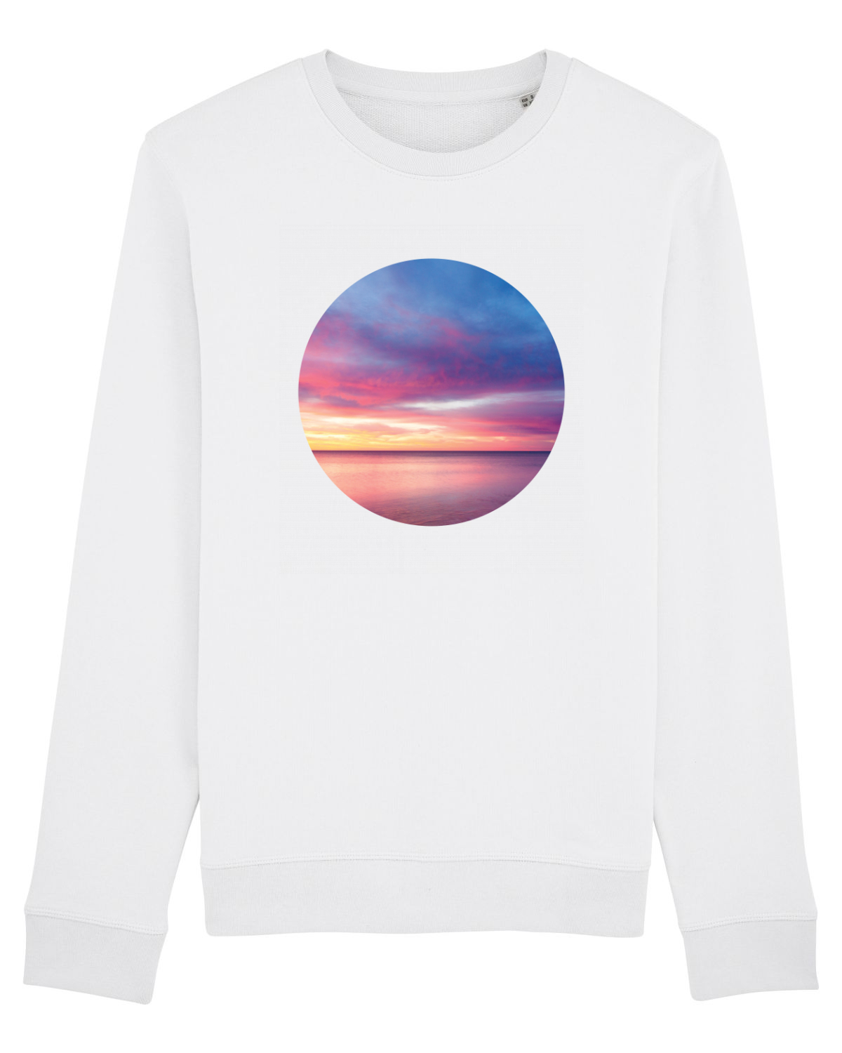 Bluză mânecă lungă Unisex Rise White