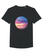 Sunset Tricou mânecă scurtă guler larg Bărbat Skater