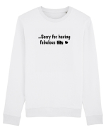 Not Sorry For Having Fabulous Tits glitch  Bluză mânecă lungă Unisex Rise