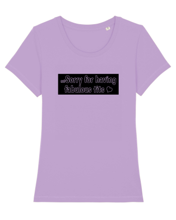 Not Sorry For Having Fabulous Tits black Lavender Dawn