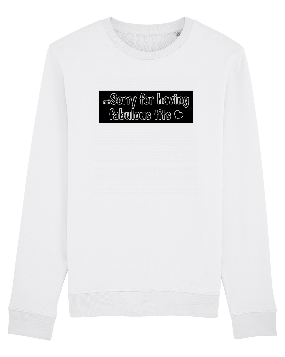 Bluză mânecă lungă Unisex Rise White