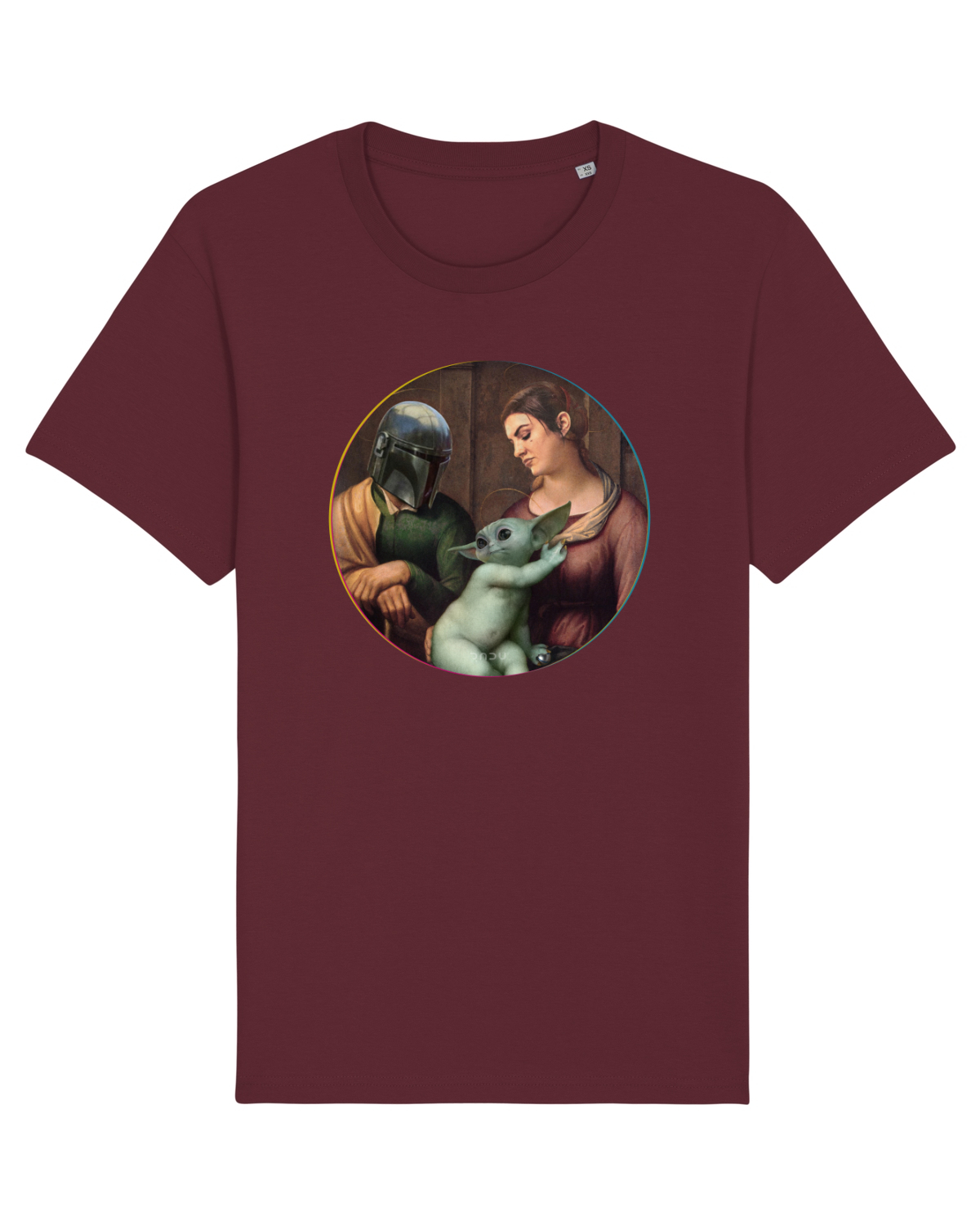 Tricou mânecă scurtă Unisex Rocker Burgundy