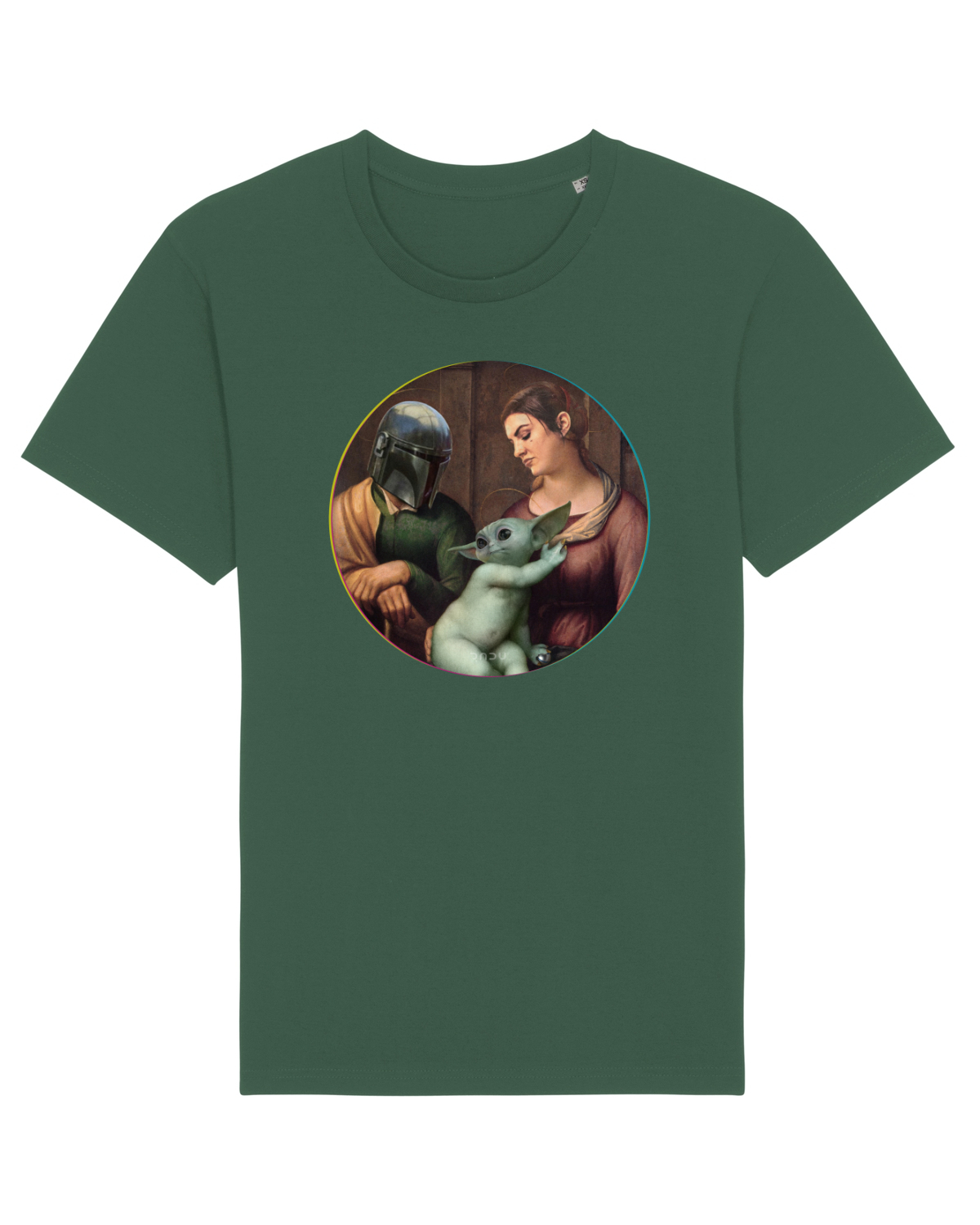 Tricou mânecă scurtă Unisex Rocker Bottle Green