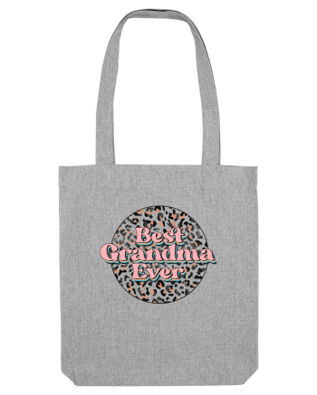 Best Grandma Ever Heather Grey