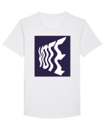 vote 108 Tricou mânecă scurtă guler larg Bărbat Skater