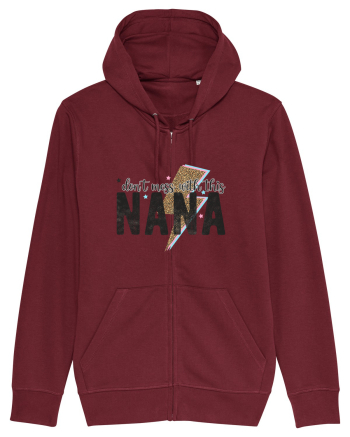 Don't mess with this Nana Burgundy