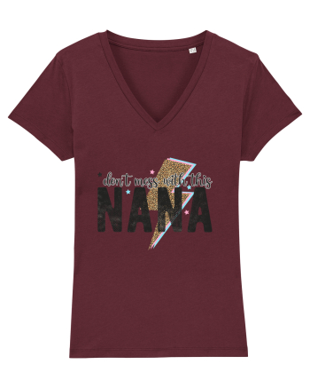 Don't mess with this Nana Burgundy