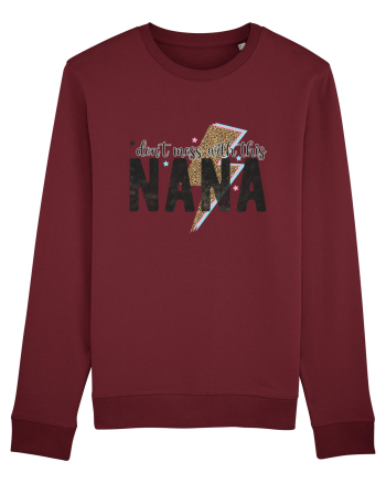 Don't mess with this Nana Burgundy