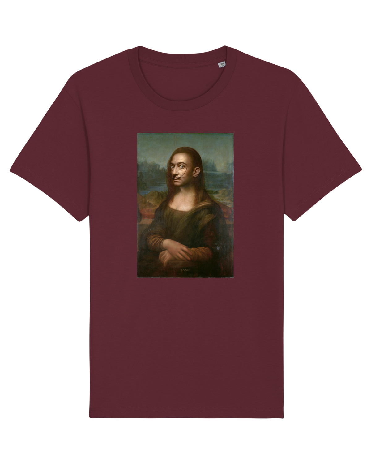 Tricou mânecă scurtă Unisex Rocker Burgundy