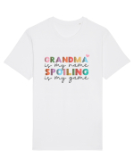 Grandma is my name Spoiling is my game Tricou mânecă scurtă Unisex Rocker
