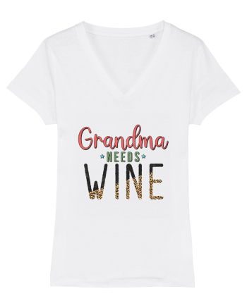Grandma needs wine White