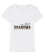 I'm that Grandma Tricou mânecă scurtă guler V Damă Evoker