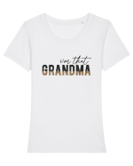 I'm that Grandma Tricou mânecă scurtă guler larg fitted Damă Expresser