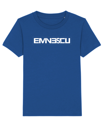 Eminescu Eminemscu logo Majorelle Blue