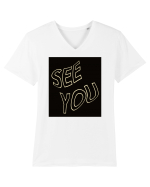 see you 160 Tricou mânecă scurtă guler V Bărbat Presenter