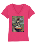 Van Gogh-a-Cola Tricou mânecă scurtă guler V Damă Evoker