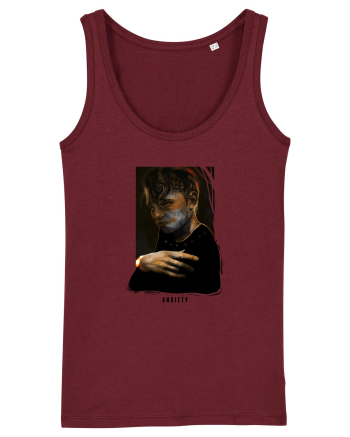 ANXIETY Burgundy