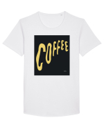 coffee 246 Tricou mânecă scurtă guler larg Bărbat Skater
