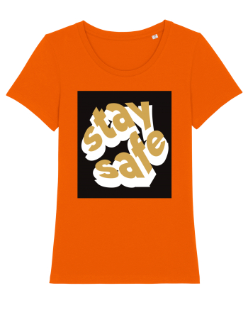 stay safe 249 Bright Orange