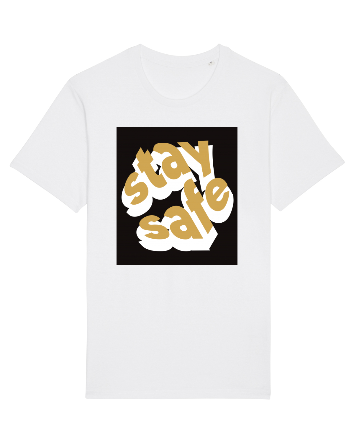 Tricou mânecă scurtă Unisex Rocker White