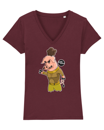 Hooligan pig Burgundy