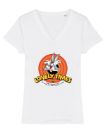 Lonely Times 01 Tricou mânecă scurtă guler V Damă Evoker