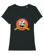 Lonely Times 01 Tricou mânecă scurtă guler larg fitted Damă Expresser