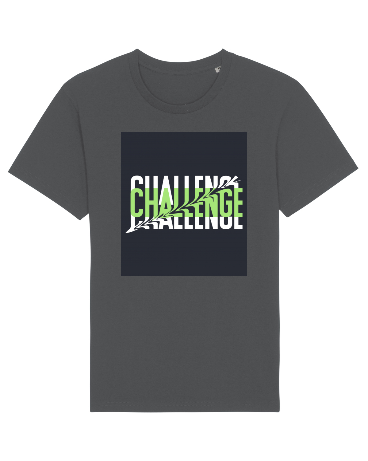 Tricou mânecă scurtă Unisex Rocker Anthracite