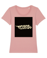 workshop 147 Tricou mânecă scurtă guler larg fitted Damă Expresser