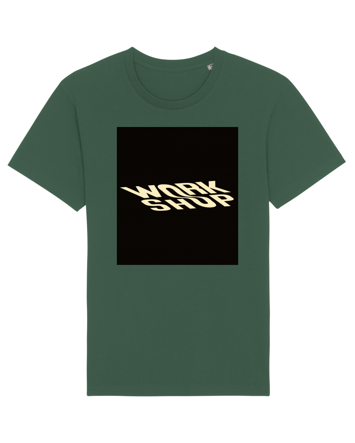 Tricou mânecă scurtă Unisex Rocker Bottle Green