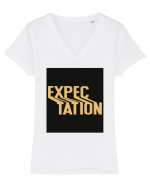 expectation 169 Tricou mânecă scurtă guler V Damă Evoker