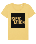 expectation 169 Tricou mânecă scurtă guler larg fitted Damă Expresser