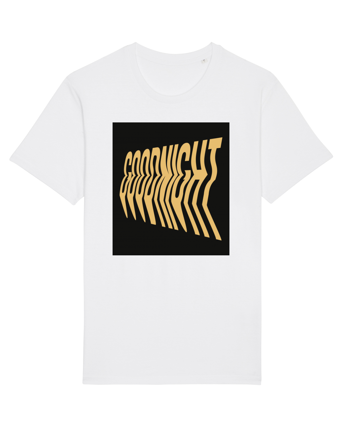Tricou mânecă scurtă Unisex Rocker White