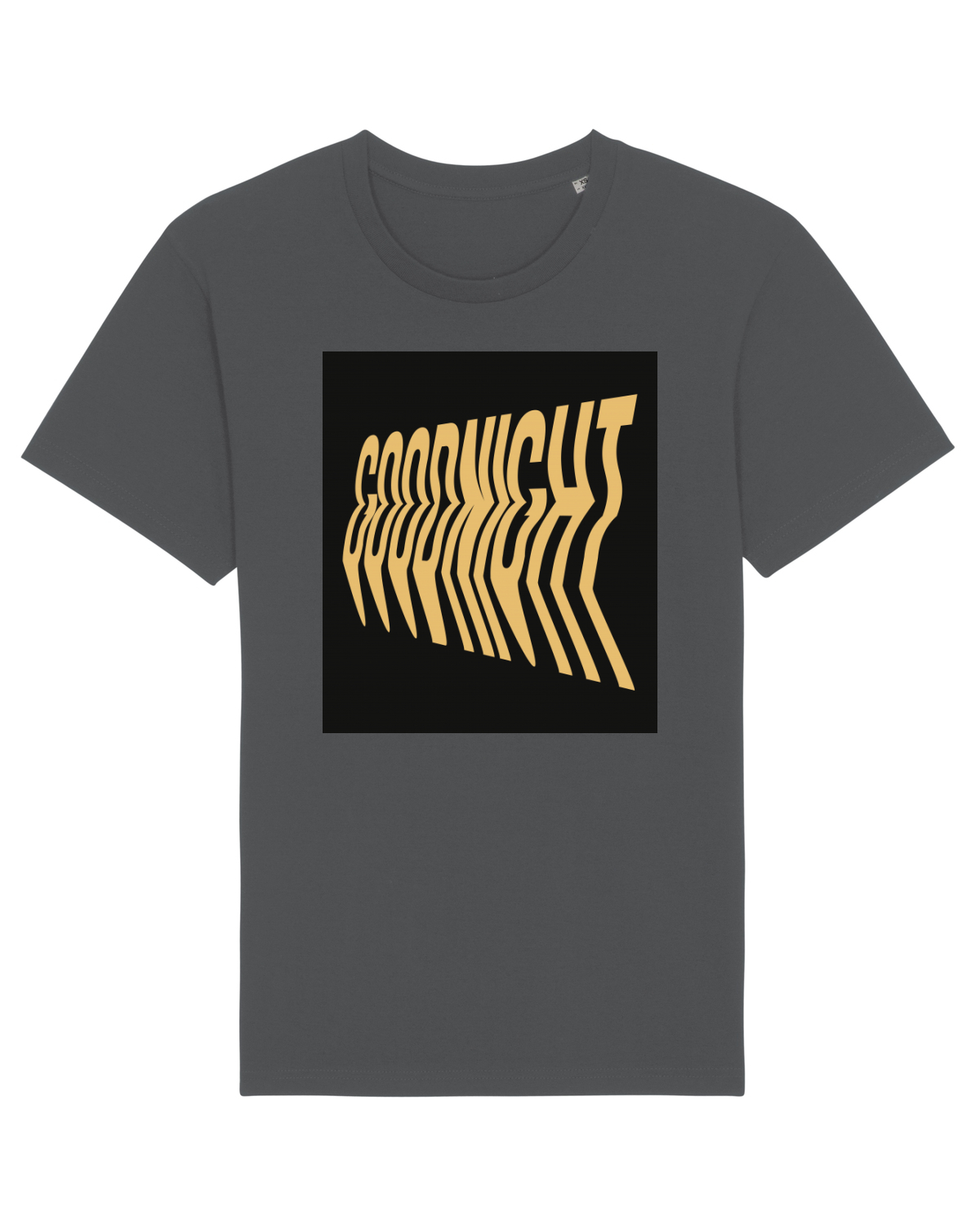 Tricou mânecă scurtă Unisex Rocker Anthracite
