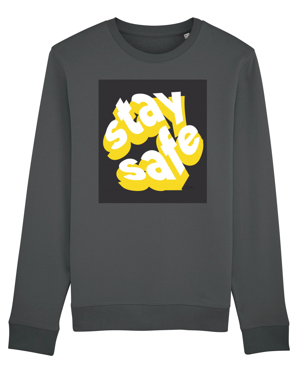 Bluză mânecă lungă Unisex Rise Anthracite