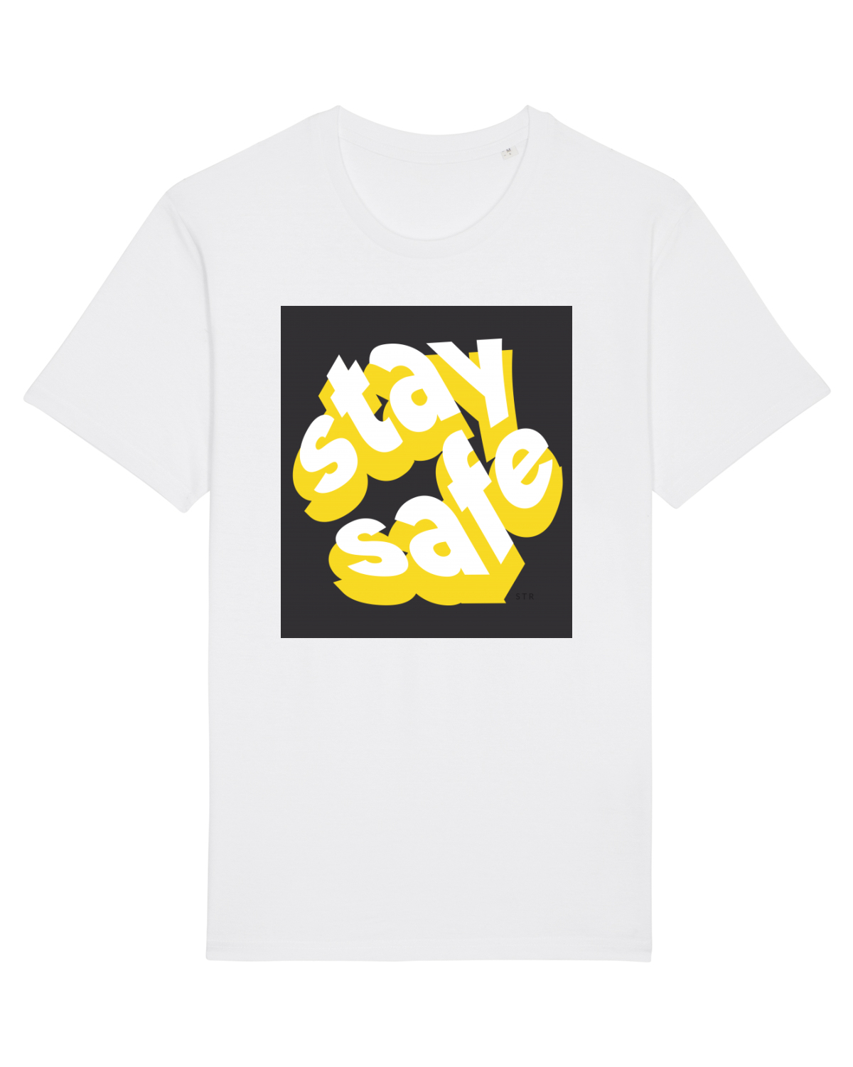 Tricou mânecă scurtă Unisex Rocker White