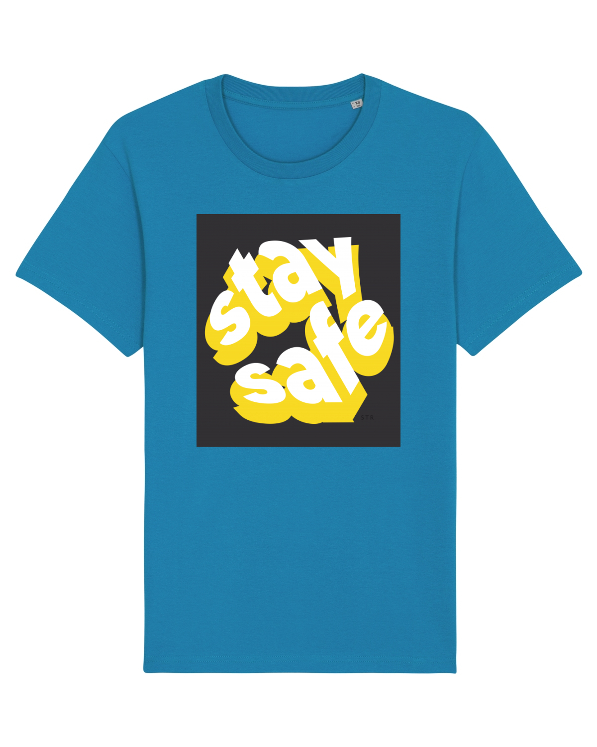 Tricou mânecă scurtă Unisex Rocker Azur