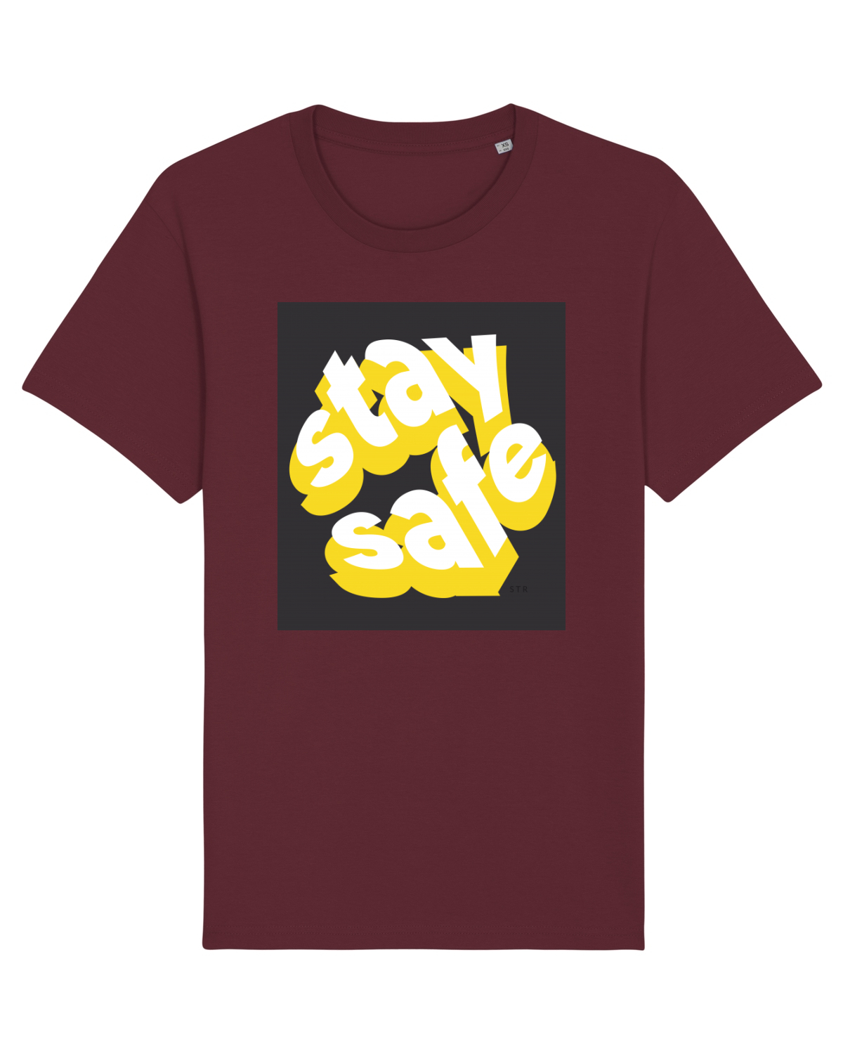 Tricou mânecă scurtă Unisex Rocker Burgundy