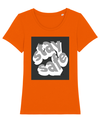 stay safe 263 Bright Orange